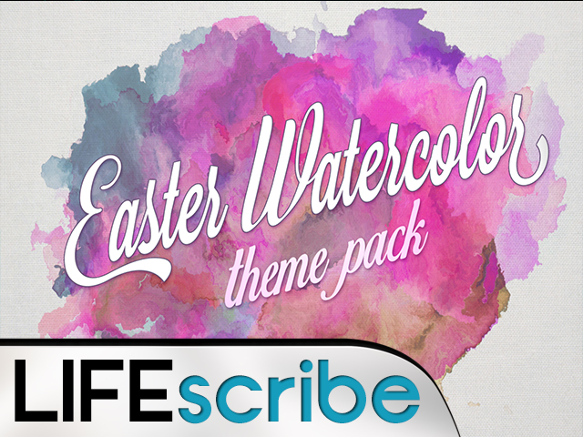 EASTER WATERCOLOR THEME PACK