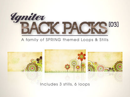 BACK PACKS 03: FLOWERS