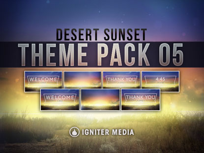 THEME PACK 05: DESERT SUNSET