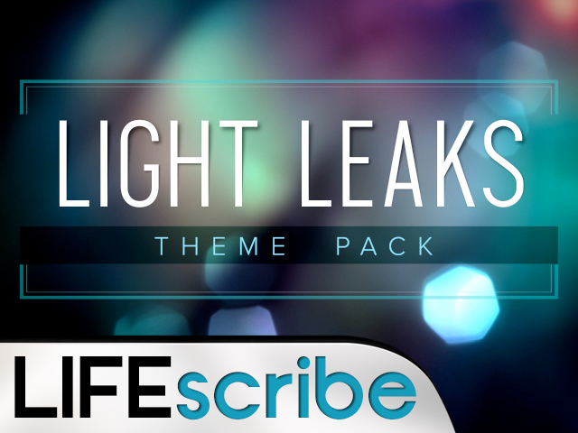 LIGHT LEAKS THEME PACK