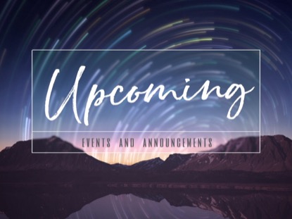 STAR TRAILS UPCOMING