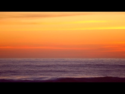 OCEAN HORIZON AT DUSK