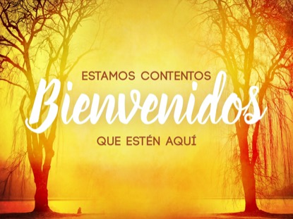 AUTUMN FOREST WELCOME MOTION 2 SPANISH
