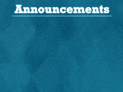 BOLD IMPRESSIONS ANNOUNCEMENTS MOTION