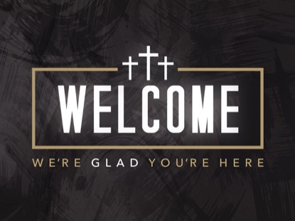 FOR OUR SINS WELCOME MOTION