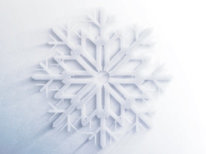 FROSTED SNOWFLAKE 1 MOTION