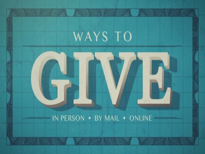 WAYS TO GIVE LOOP