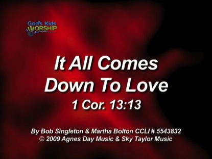 IT ALL COMES DOWN TO LOVE Chords - Sawyer Brown