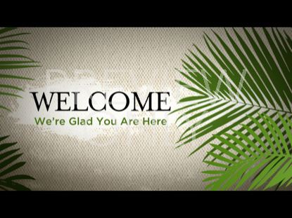 PALM SUNDAY WELCOME STILL
