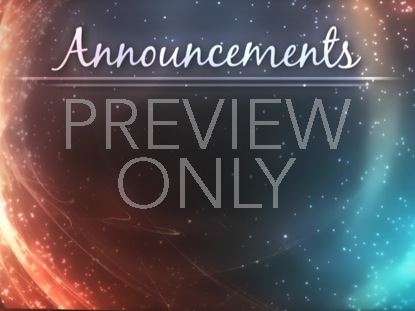 COSMIC ANNOUNCEMENTS STILL