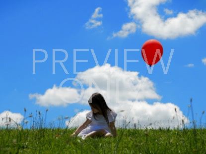 CHILD WITH BALLOON