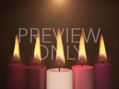 ADVENT CANDLES CHRIST CANDLE