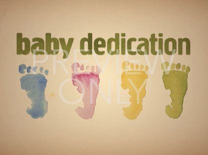 BABY DEDICATION 01 TITLE