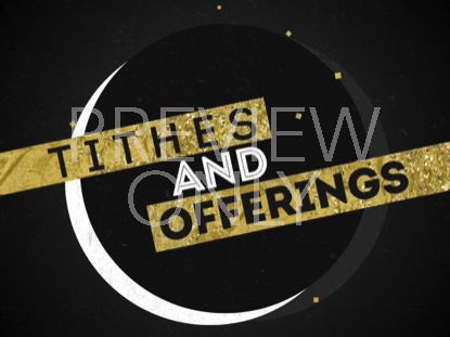 CLASSY GOLD TITHES AND OFFERINGS