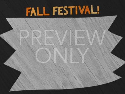 CUTE FALL FESTIVAL TITLE