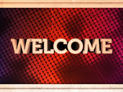 GRUNGE GRID WELCOME STILL