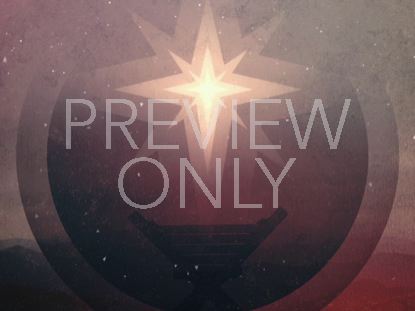 MODERN RETRO CHRISTMAS EVE TITLE BLANK