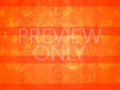 ORANGE PAISLEY WALL