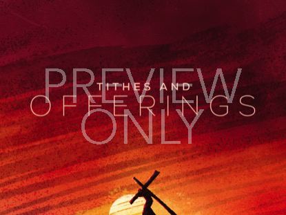 PAINTED GOOD FRIDAY TITHES