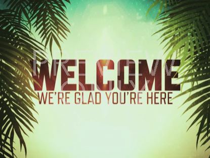PALM SUNDAY WELCOME SLIDE