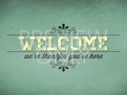 THANKFUL WELCOME VINTAGE 01