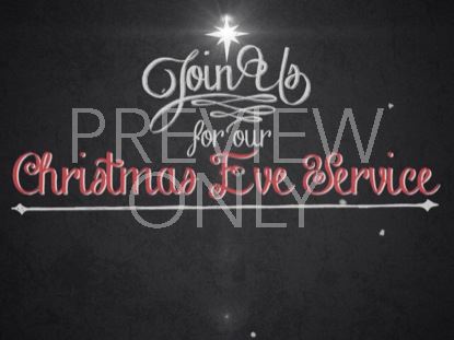 VINTAGE CHRISTMAS EVE INVITE TITLE STILL