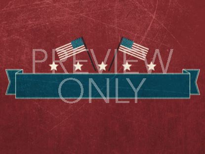 VINTAGE INDEPENDENCE DAY TITLE BLANK
