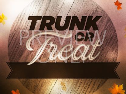 WOODGRAIN TRUNK OR TREAT