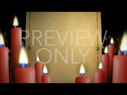 CANDLES AND PAPER STILL