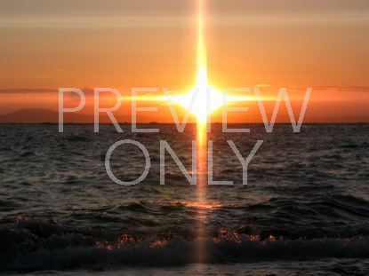 CROSS IN THE SUNSET