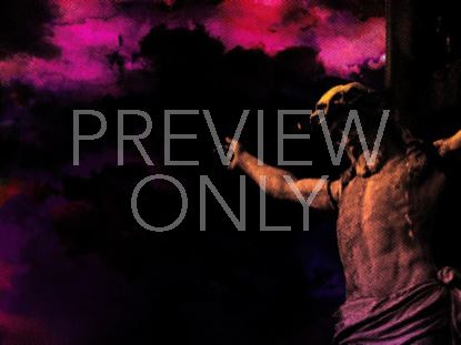 CRUCIFIX PINK STILL