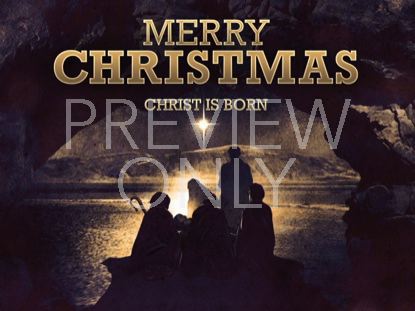 NATIVITY MERRY CHRISTMAS