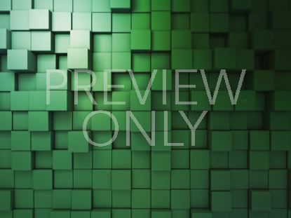BLOCK SCAPE 3 GREEN STILL