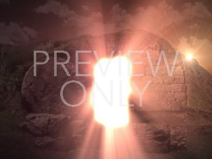 EASTER RISEN 8 TOMB LIGHT