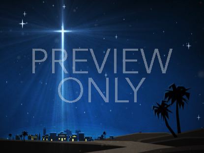 CHRISTMAS ARTWORK BETHLEHEM STAR