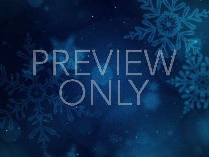 CHRISTMAS GLOW SNOWFLAKES DEEP BLUE