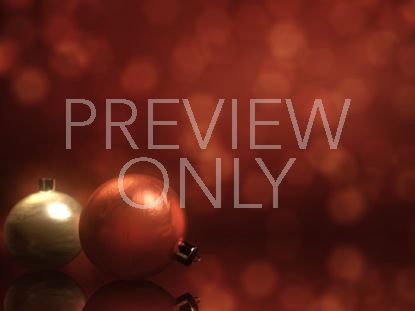 CHRISTMAS ORNAMENTS BOKEH RED STILL