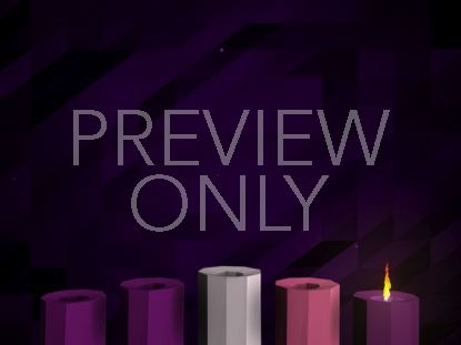 DIGITAL ADVENT CANDLES WEEK 1