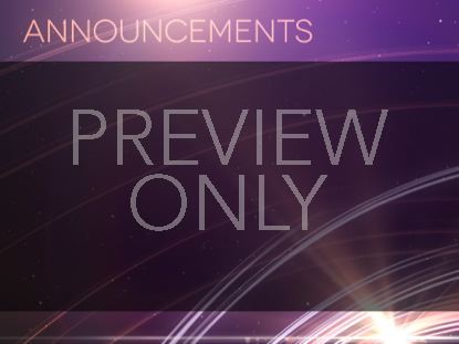 LIGHT STREAKS AND STARS ANNOUNCEMENTS STILL