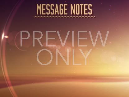 SUMMER GLOW MESSAGE NOTES