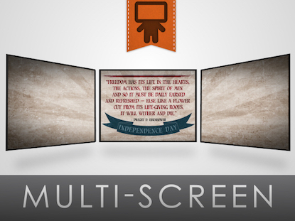 VINTAGE INDEPENDENCE DAY QUOTE 2 STILL TRIPLE WIDE
