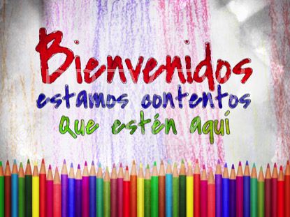 COLOR PENCILS WELCOME STILL SPANISH
