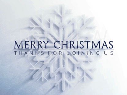 FROSTED SNOWFLAKE CHRISTMAS STILL