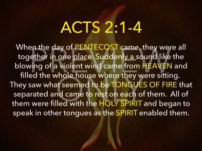 HOLY FLAME ACTS STILL