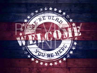 PAINTED MEMORIAL WELCOME STILL