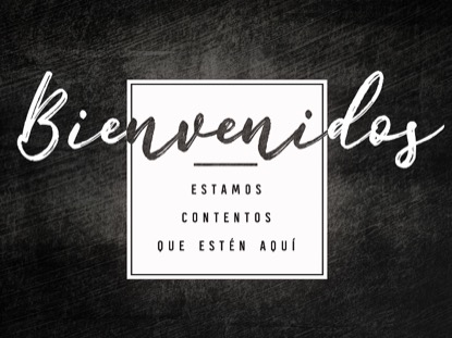 ROLLED INK WELCOME STILL - SPANISH