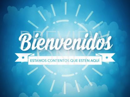 SUMMER FUN WELCOME STILL - SPANISH