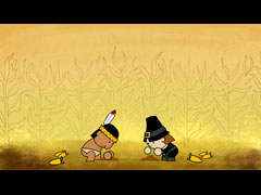 THANKSGIVING ILLUSTRATION - PLANTING CORN