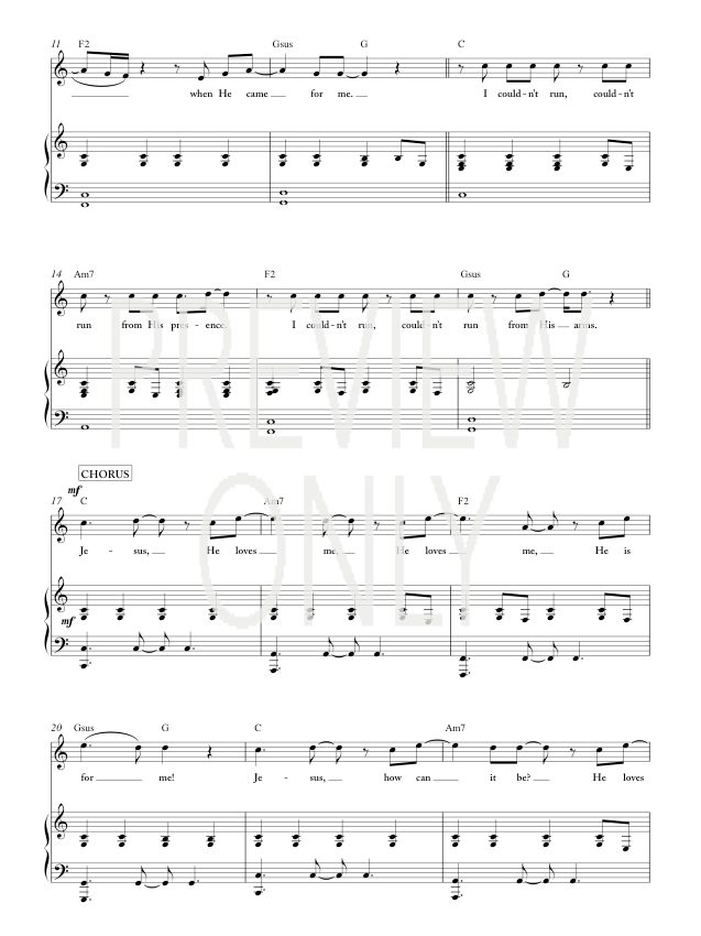 jesus you have won me chords pdf