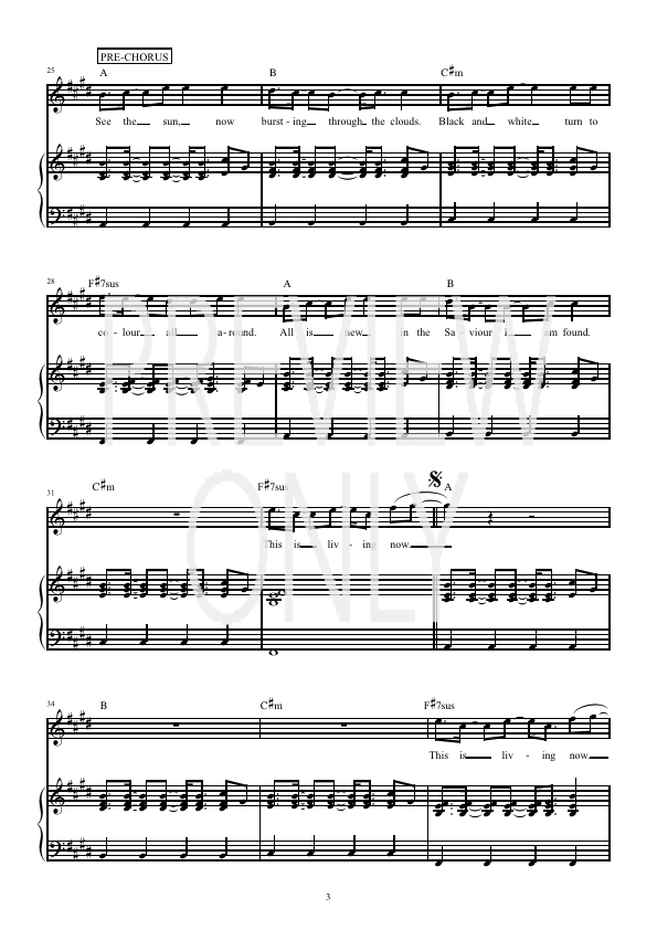 This Is Living (Feat. Lecrae) Lead Sheet, Lyrics, & Chords ...